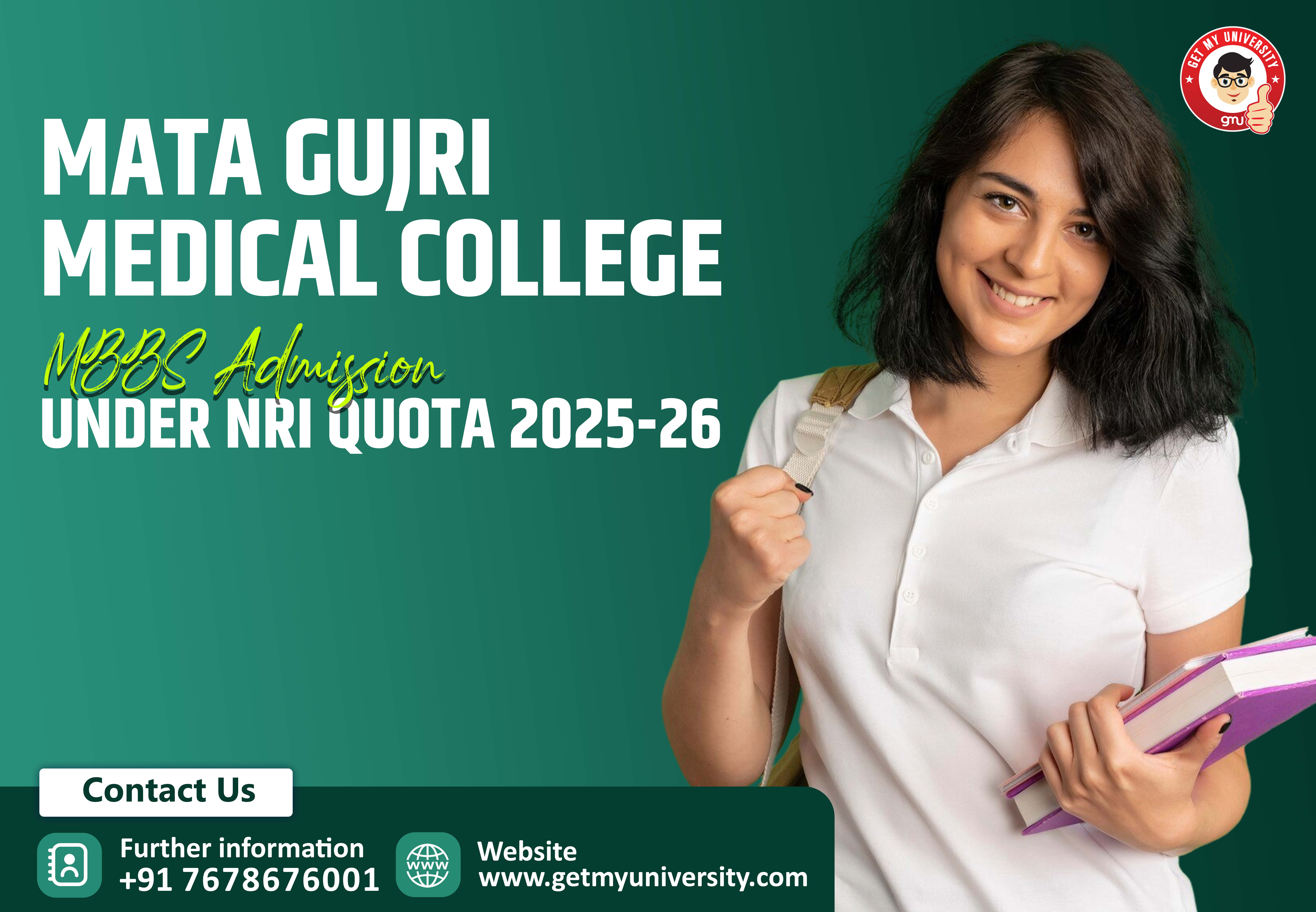 Mata Gujri Medical College MBBS Admission Under NRI Quota 2025-26